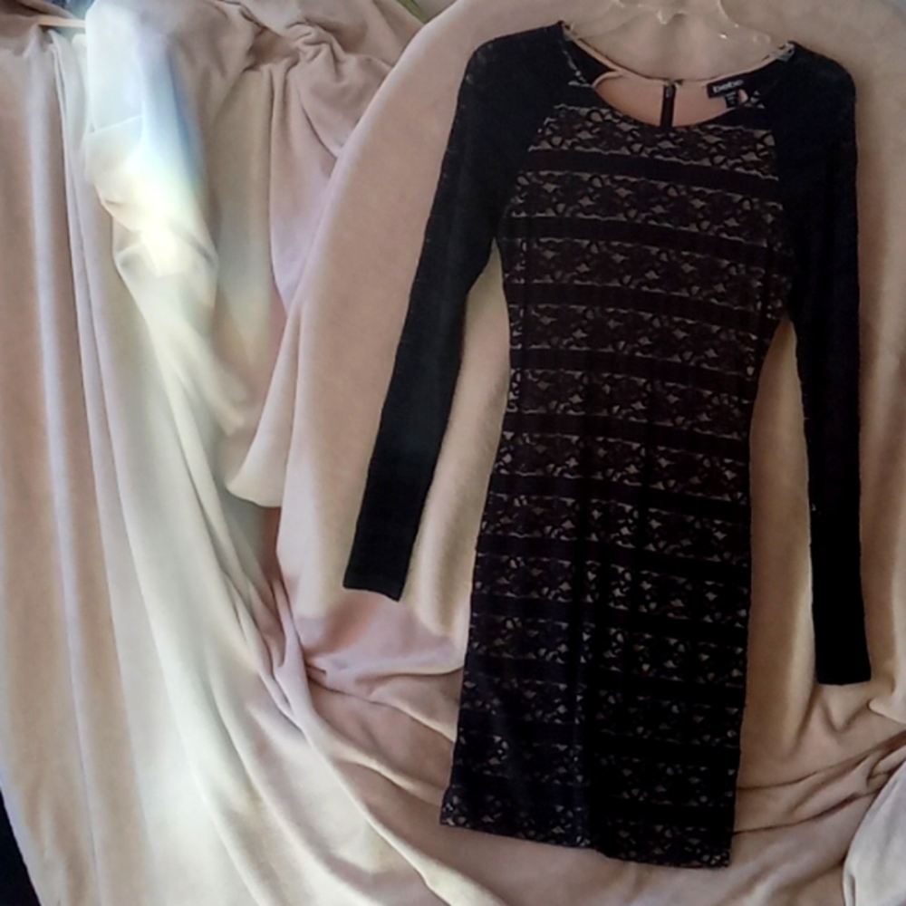Bebe size S black long sleeve Dress